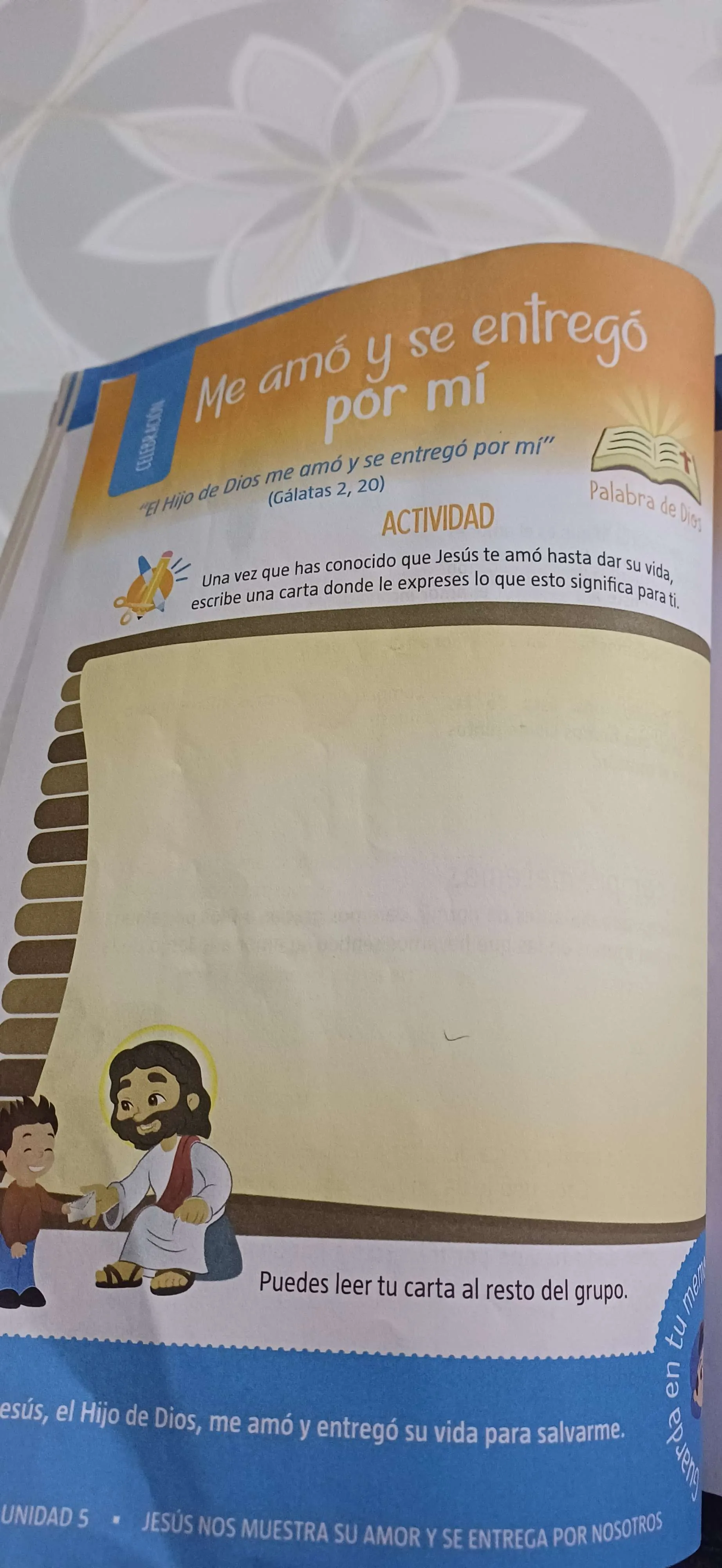 Carta de agradecimiento a Jesús por su amor, image size:1844x4000